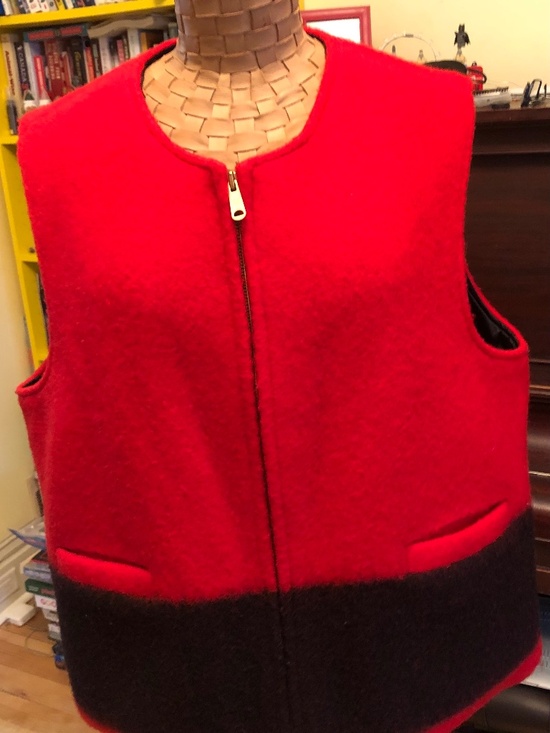 Hudson's Bay Company Other - Rare Red Vintage 60s Pure Wool HBC Point Blanket Vest